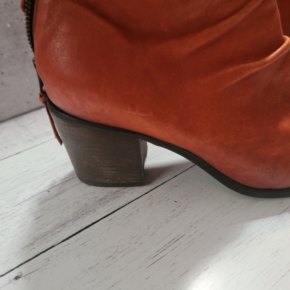 Kanna, Heeled Bootie, Orange/Red, Size 40(8/12-9) - Picture 2 of 7